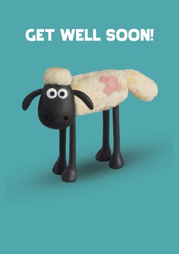 Wallace & Gromit Get Well Soon Greetings Card